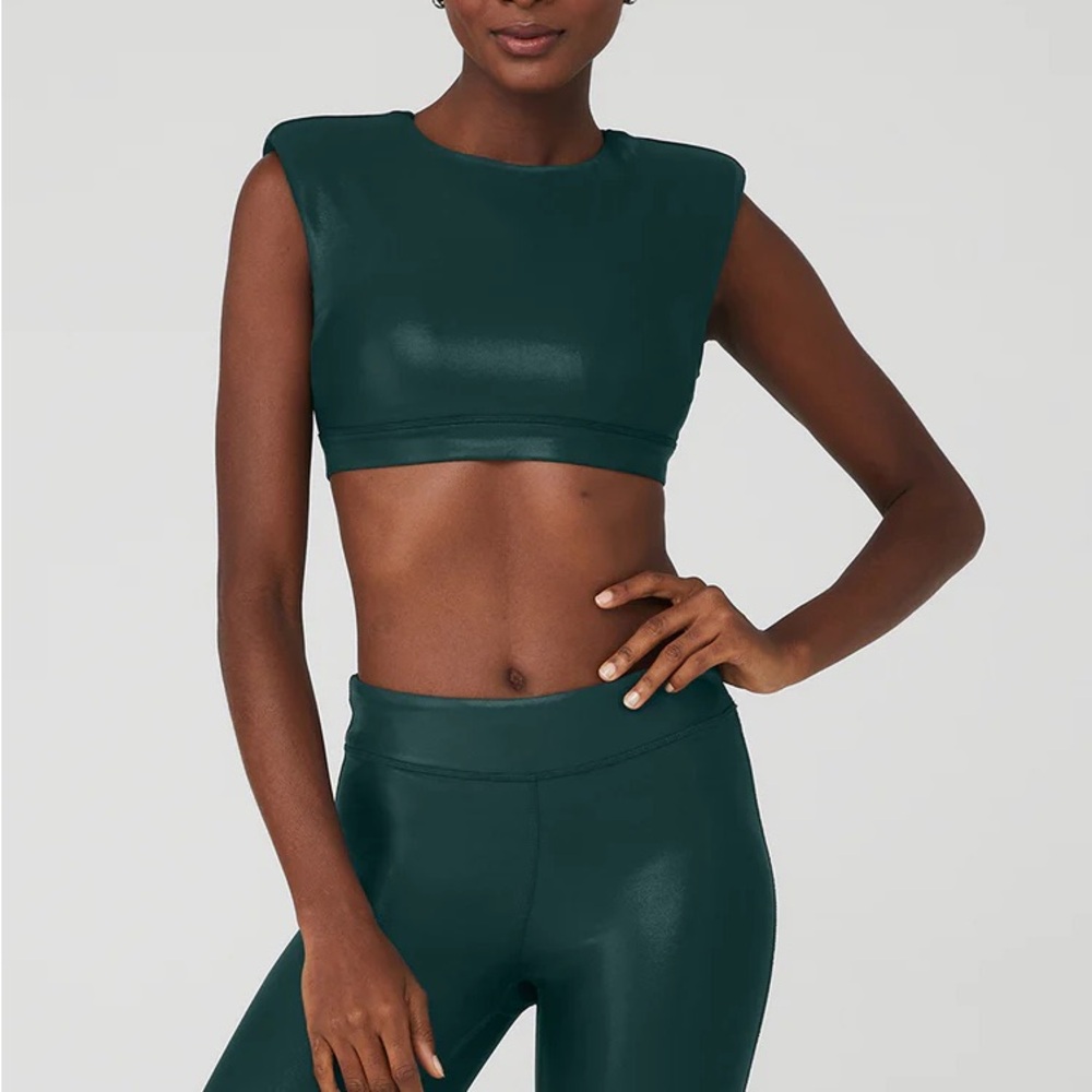 Alo Green Bra Top